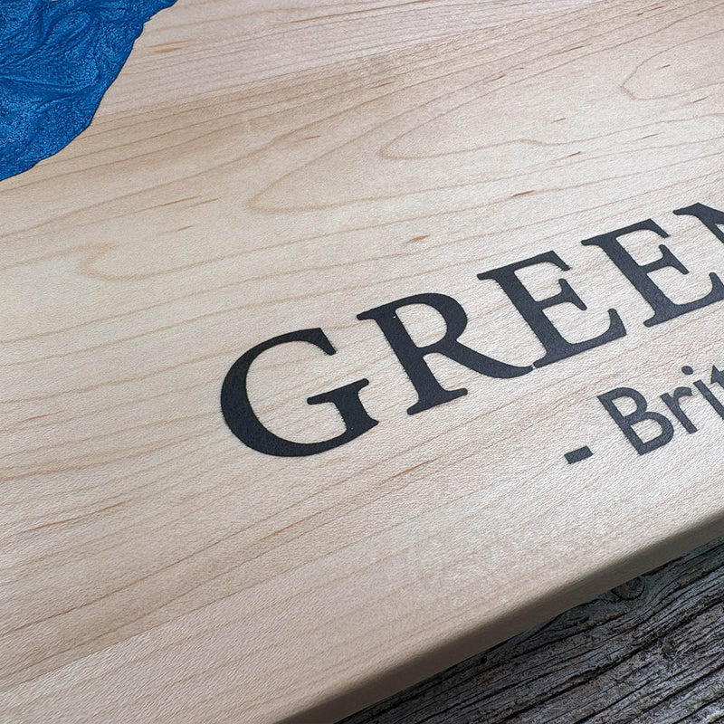 Detail of the Green Lake map by Keyway