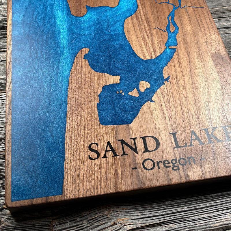 Detail of the Sand Lake map by Keyway