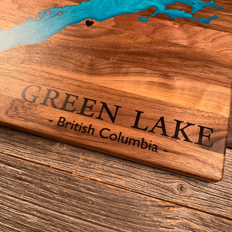 Detail of the Green Lake map by Keyway