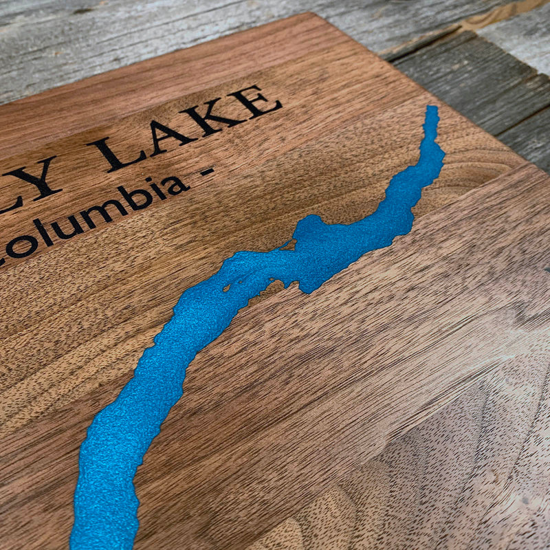 Detail of the Horsefly Lake (Lake Only) map by Keyway