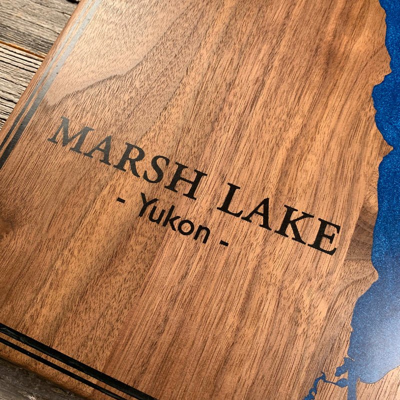 Detail of the Marsh Lake map by Keyway