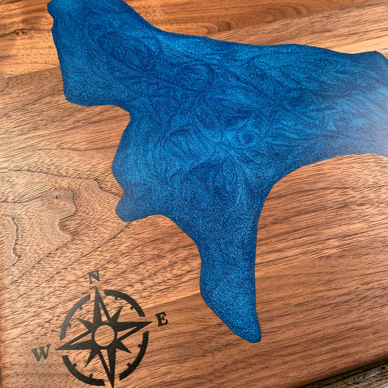 Detail of the Lower Fletcher Lake map by Keyway