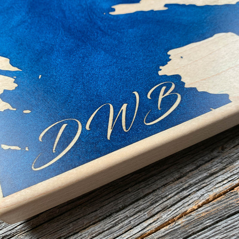 Detail of the Mayne Island map by Keyway