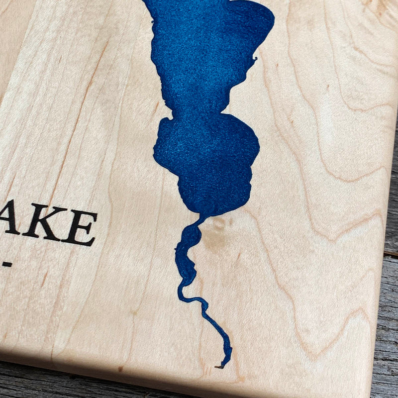 Detail of the Osoyoos Lake map by Keyway