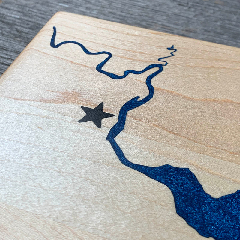 Detail of the Queen's Creek map by Keyway