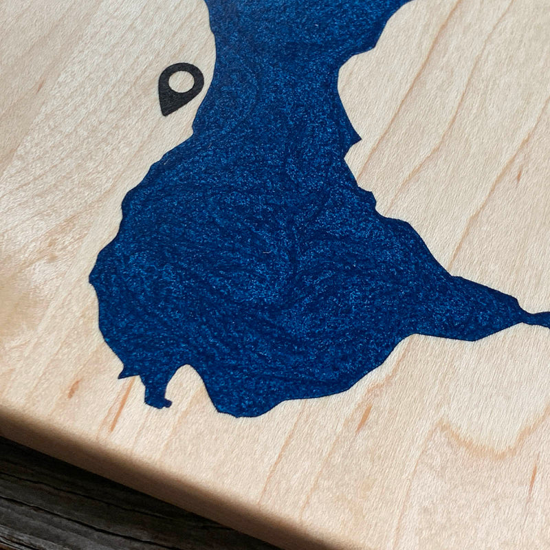 Detail of the Wilson Pond map by Keyway