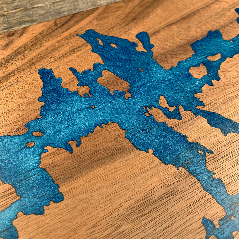 Detail of the Kahshe Lake map by Keyway