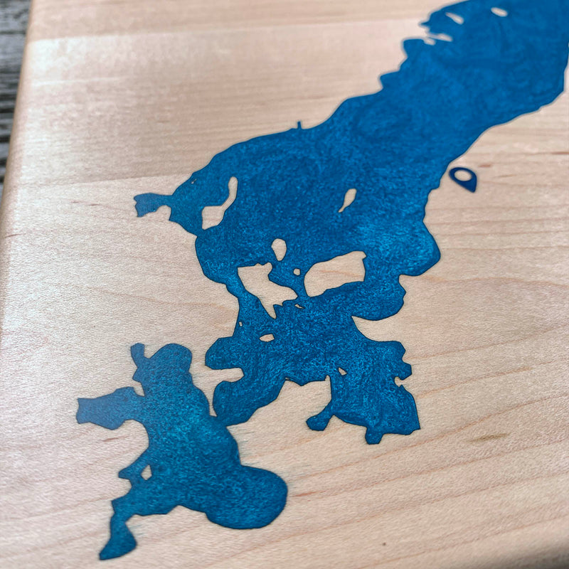 Detail of the Green Lake map by Keyway