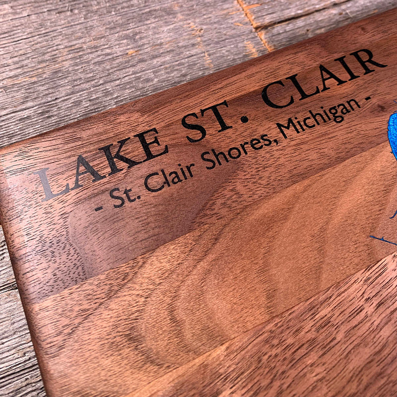 Detail of the Lake St Clair map by Keyway
