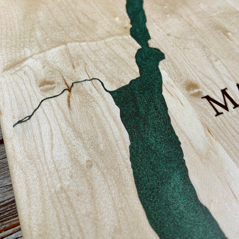 Detail of the Mabel Lake map by Keyway