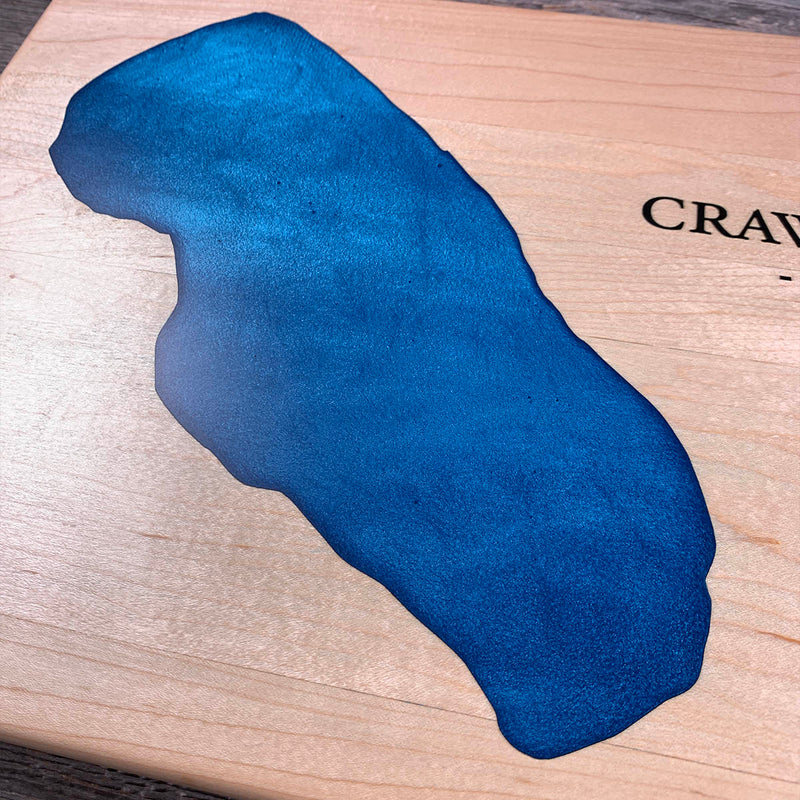 Detail of the Crawfish Lake map by Keyway