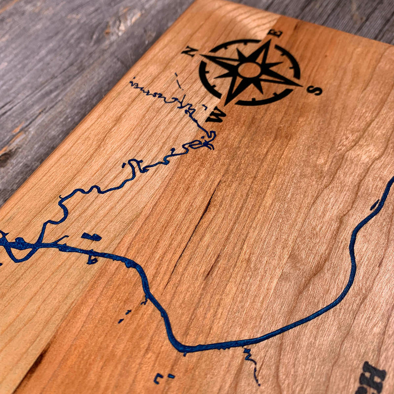Detail of the Forgotten Coast map by Keyway