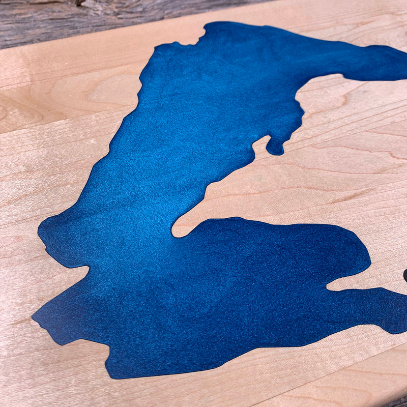 Detail of the Lac Cameron map by Keyway