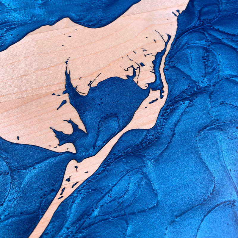 Detail of the North Fork map by Keyway