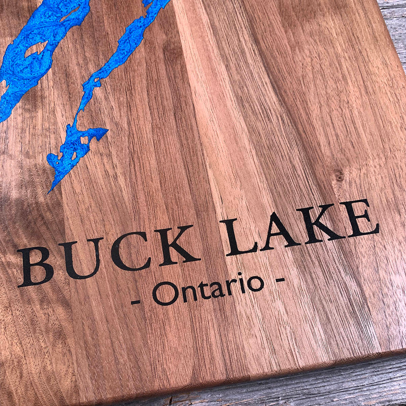 Detail of the Buck Lake map by Keyway