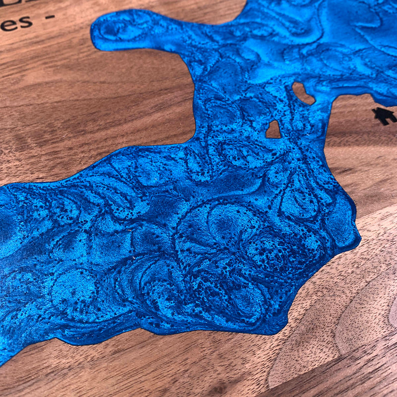 Detail of the Lac Boileau map by Keyway