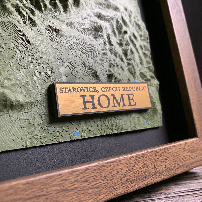 Detail of the Starovice map by Keyway
