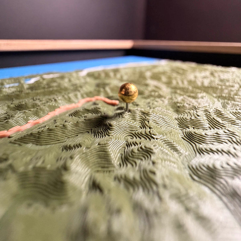 Detail of the Mount Olympus map by Keyway