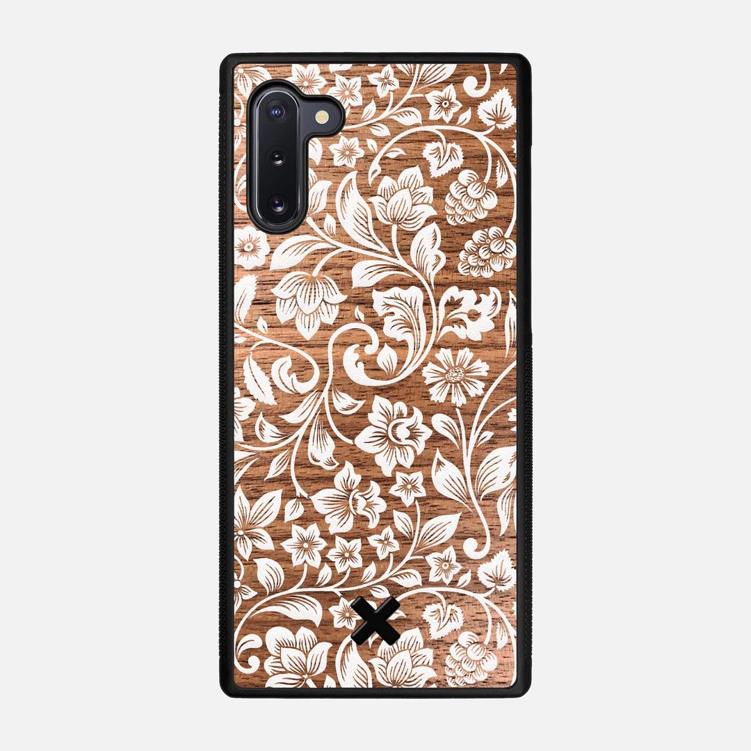 Blossom Case for the Samsung Galaxy Note 10 featuring a UV Printed Walnut Wood backer with the Keyway X Mark#Phone Model_Galaxy Note 10