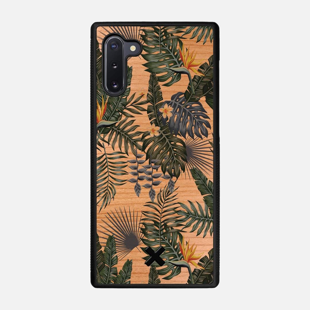 Flora Case for the Samsung Galaxy Note 10 featuring a UV Printed Cherry Wood backer with the Keyway X Mark#Phone Model_Galaxy Note 10