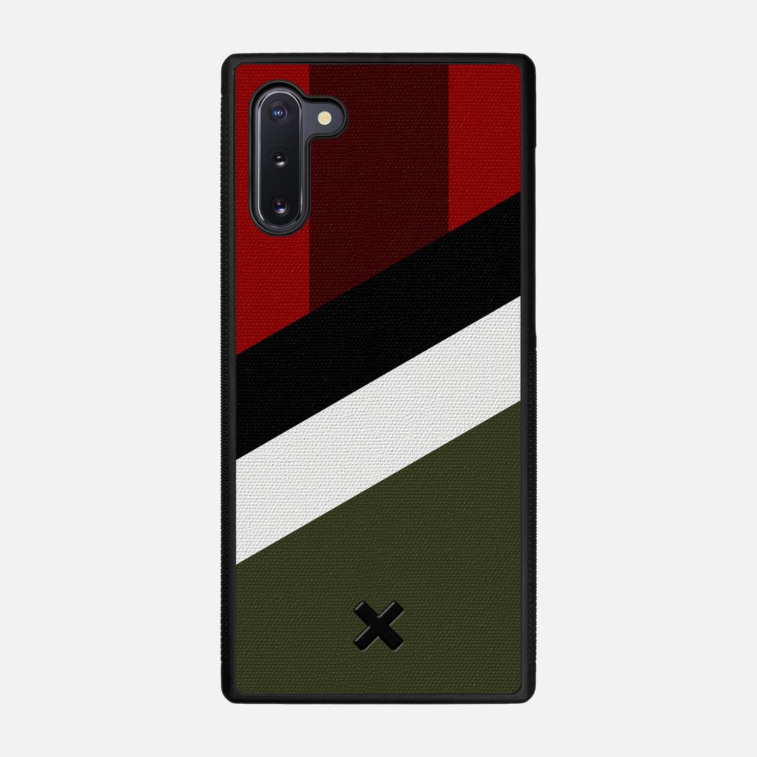 Highland Case for the Samsung Galaxy Note 10 featuring a UV Printed Cotton Canvas backer with the Keyway X Mark#Phone Model_Galaxy Note 10