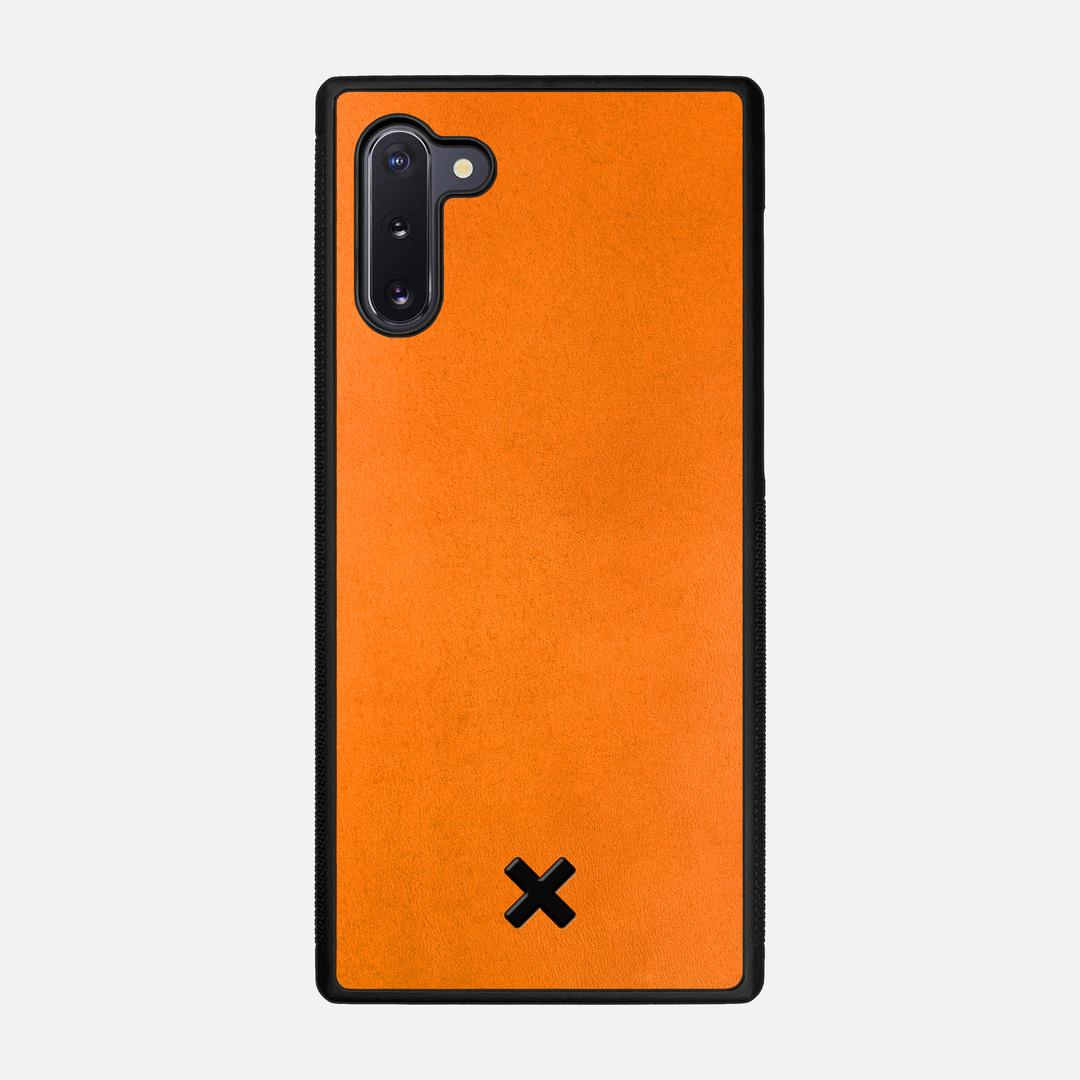 Honey Leather Case for the Samsung Galaxy Note 10 featuring a Genuine Leather backer with the Keyway X Mark#Phone Model_Galaxy Note 10