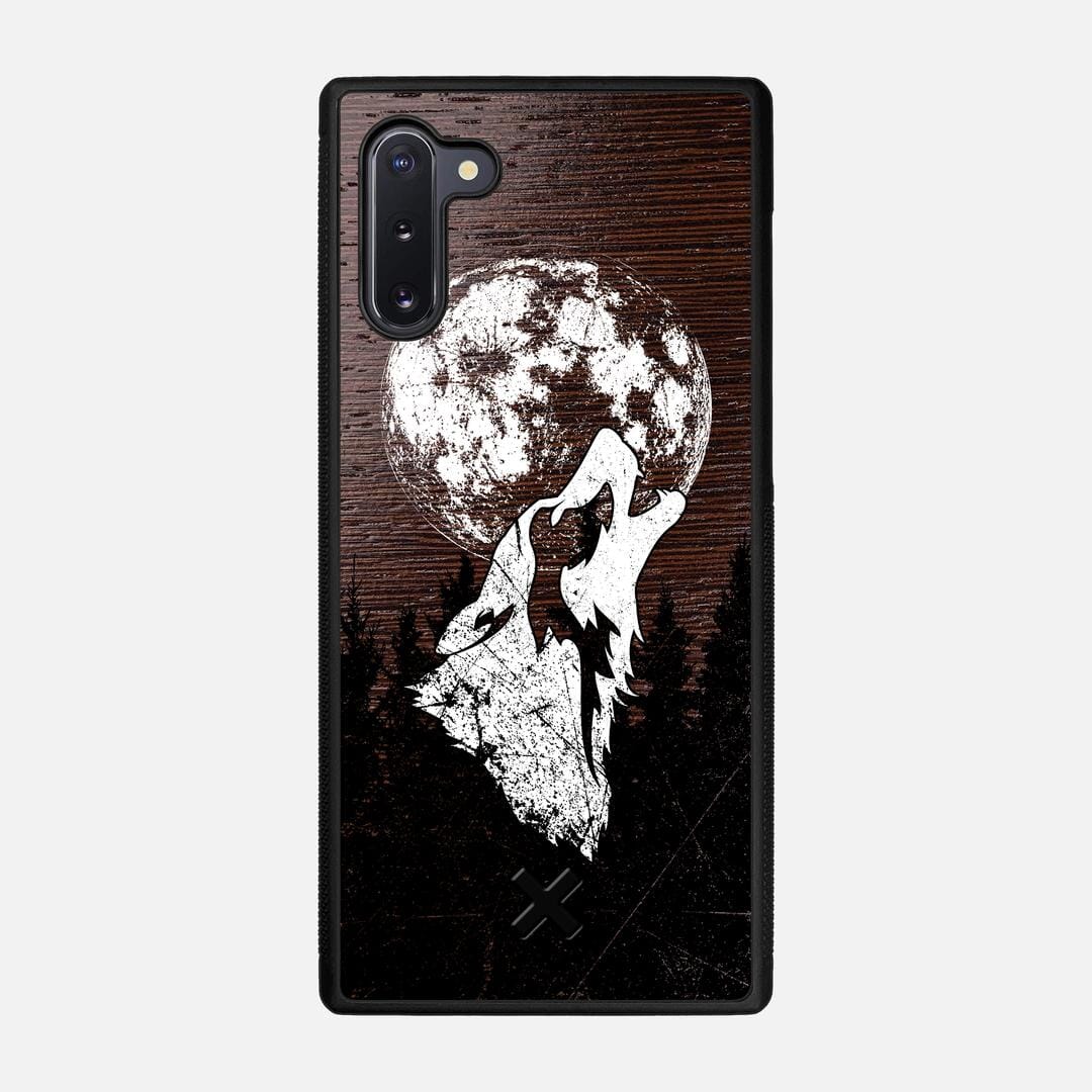 Howl Case for the Samsung Galaxy Note 10 featuring a UV Printed Wenge Wood backer with the Keyway X Mark#Phone Model_Galaxy Note 10