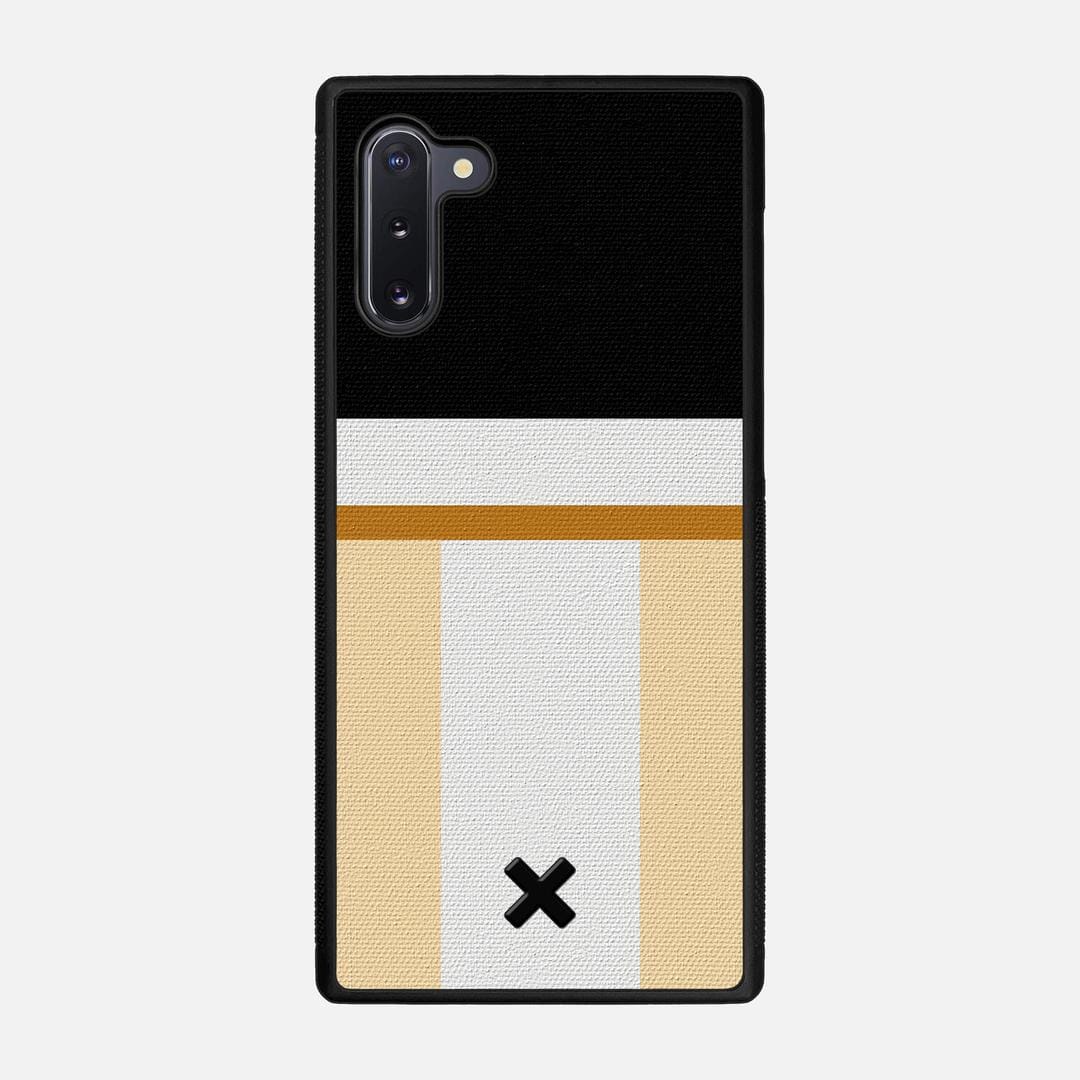 Isle Case for the Samsung Galaxy Note 10 featuring a UV Printed Cotton Canvas backer with the Keyway X Mark#Phone Model_Galaxy Note 10