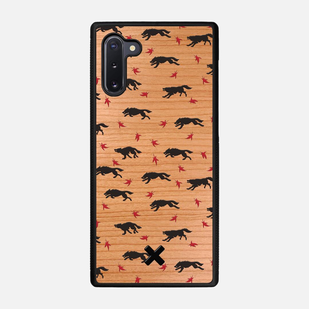 Lupine Case for the Samsung Galaxy Note 10 featuring a UV Printed Cherry Wood backer with the Keyway X Mark#Phone Model_Galaxy Note 10