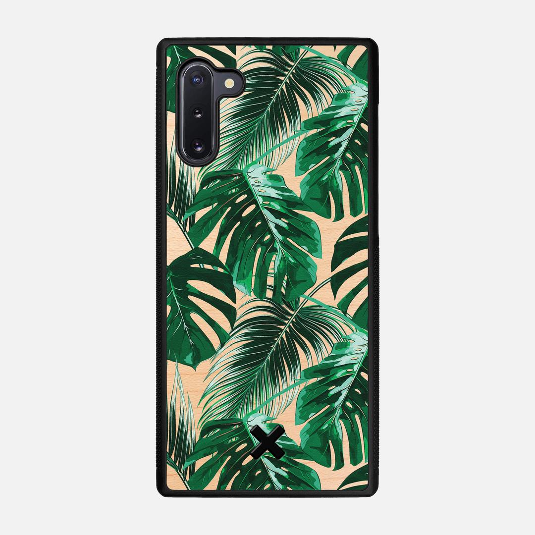 Palm Case for the Samsung Galaxy Note 10 featuring a UV Printed Maple Wood backer with the Keyway X Mark#Phone Model_Galaxy Note 10