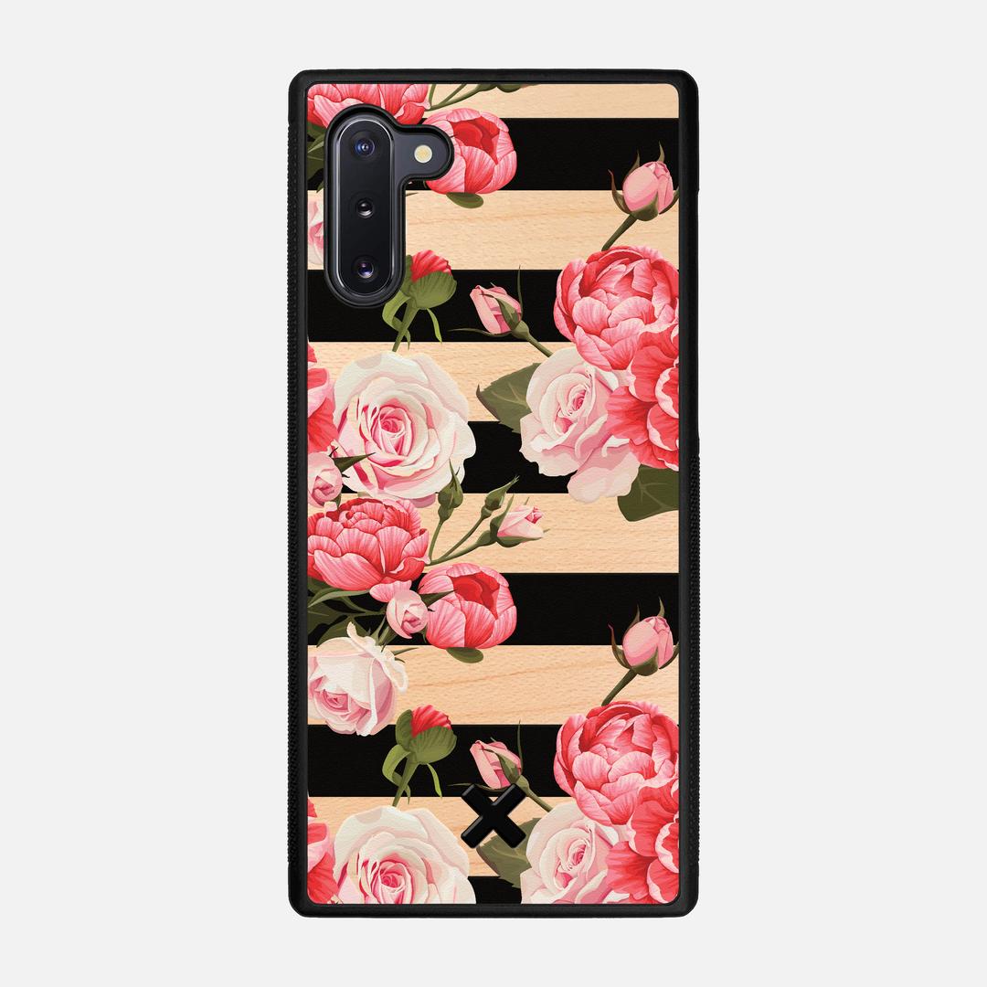 Peony Case for the Samsung Galaxy Note 10 featuring a UV Printed Maple Wood backer with the Keyway X Mark#Phone Model_Galaxy Note 10