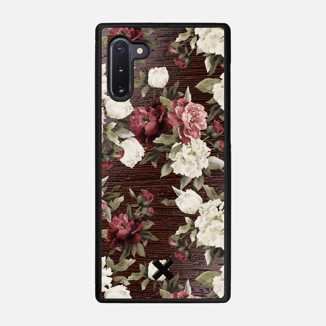 Rose Case for the Samsung Galaxy Note 10 featuring a UV Printed Wenge Wood backer with the Keyway X Mark#Phone Model_Galaxy Note 10