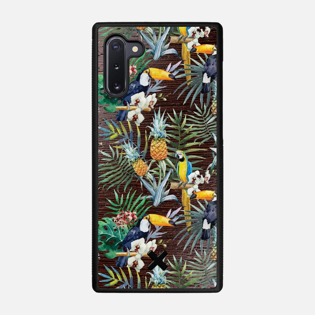 Tropic Case for the Samsung Galaxy Note 10 featuring a UV Printed and Wenge Wood backer with the Keyway X Mark#Phone Model_Galaxy Note 10