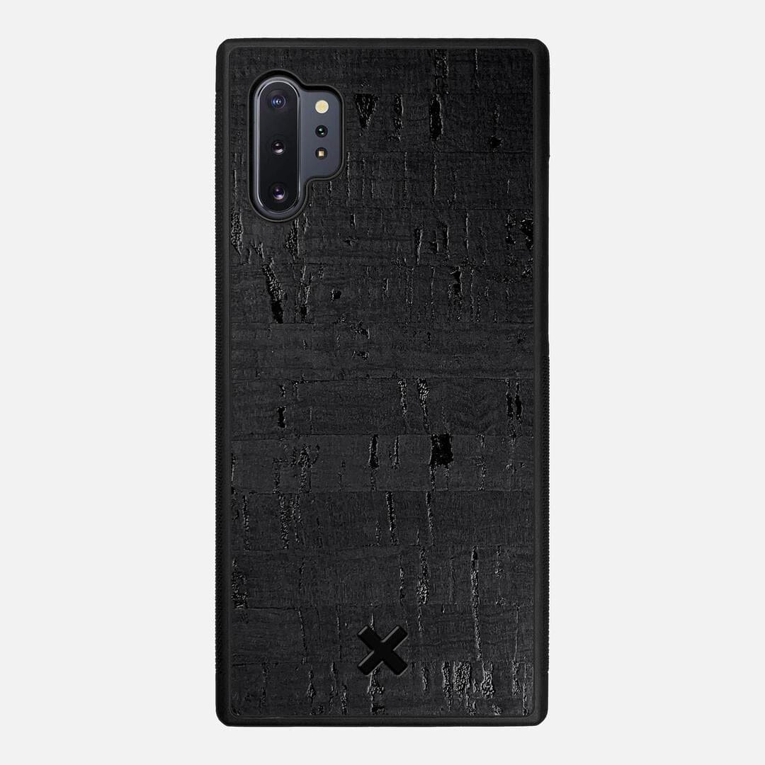 Black Cork Case for the Samsung Galaxy Note 10 Plus featuring a Genuine Cork backer with the Keyway X Mark#Phone Model_Galaxy Note 10 Plus