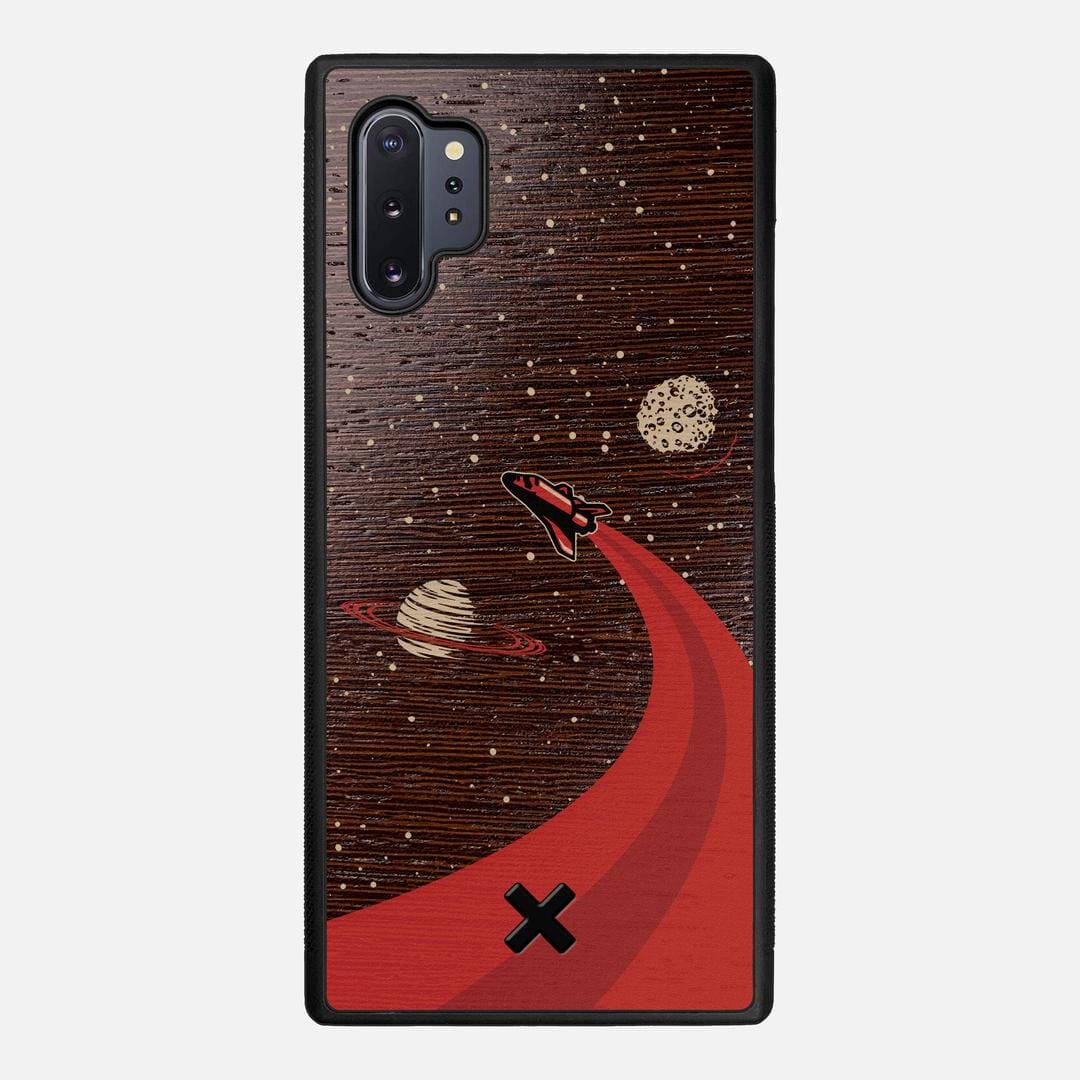Booster Case for the Samsung Galaxy Note 10 Plus featuring a UV Printed Wenge Wood backer with the Keyway X Mark#Phone Model_Galaxy Note 10 Plus