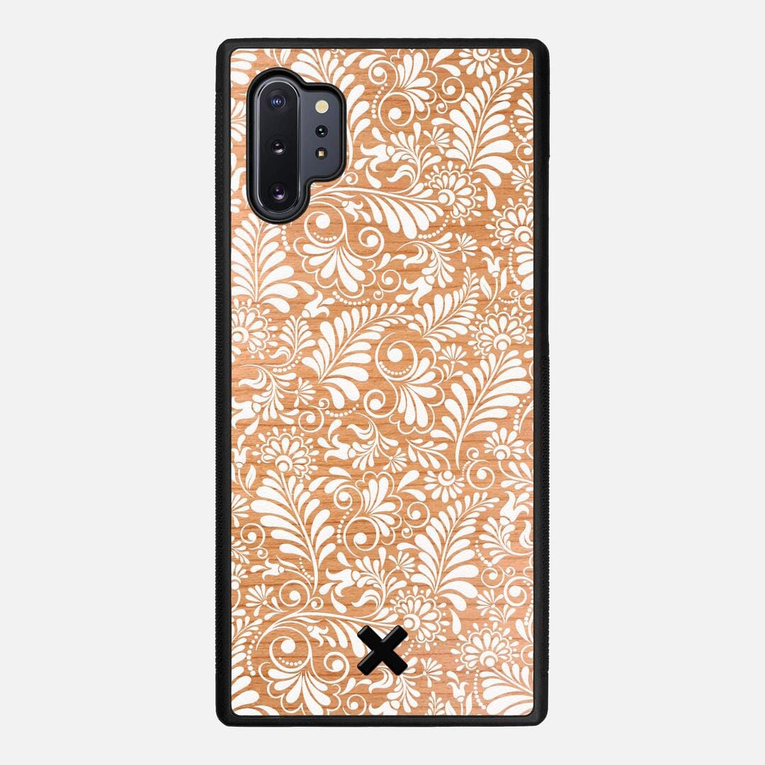Botanica Case for the Samsung Galaxy Note 10 Plus featuring a UV Printed Cherry Wood backer with the Keyway X Mark#Phone Model_Galaxy Note 10 Plus