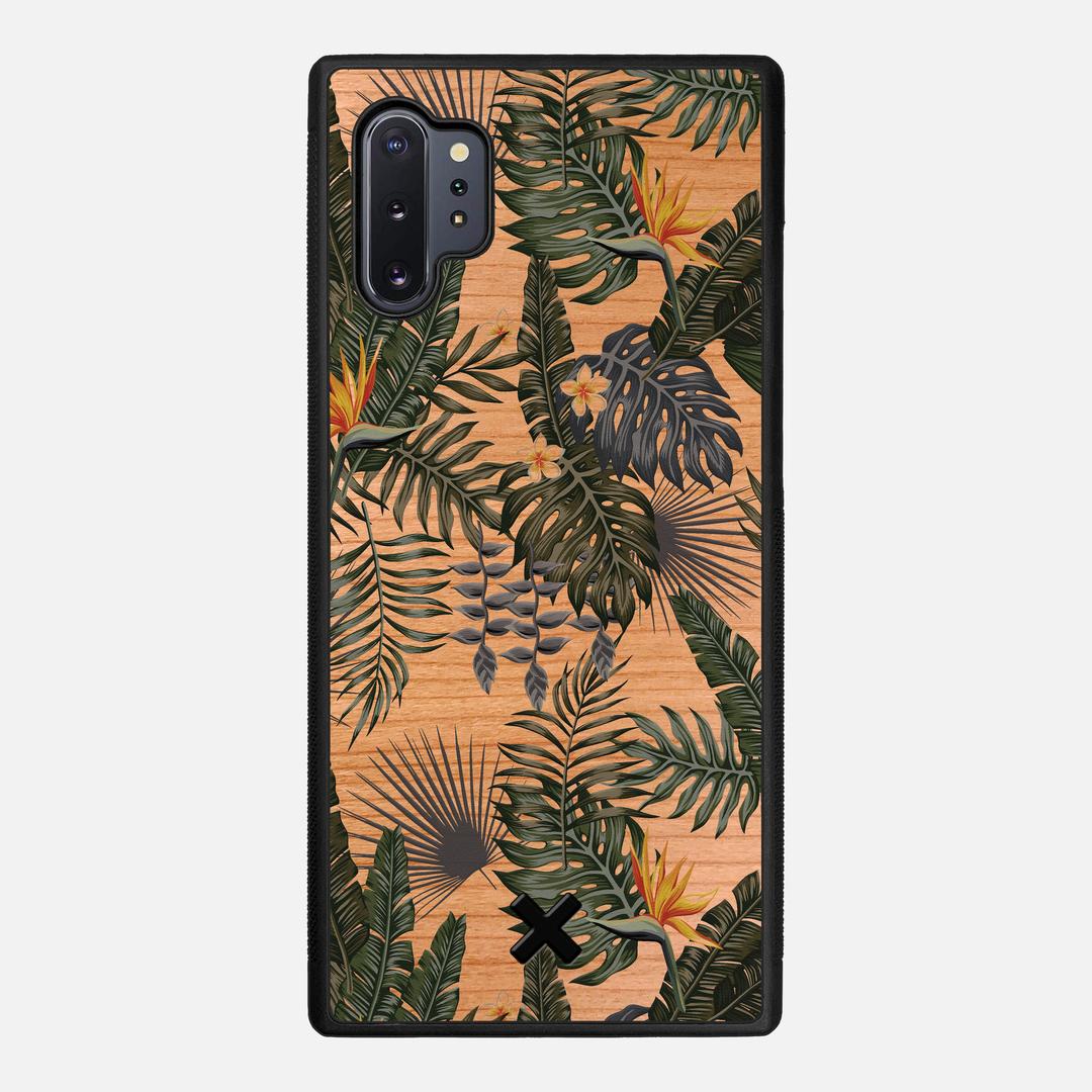 Flora Case for the Samsung Galaxy Note 10 Plus featuring a UV Printed Cherry Wood backer with the Keyway X Mark#Phone Model_Galaxy Note 10 Plus