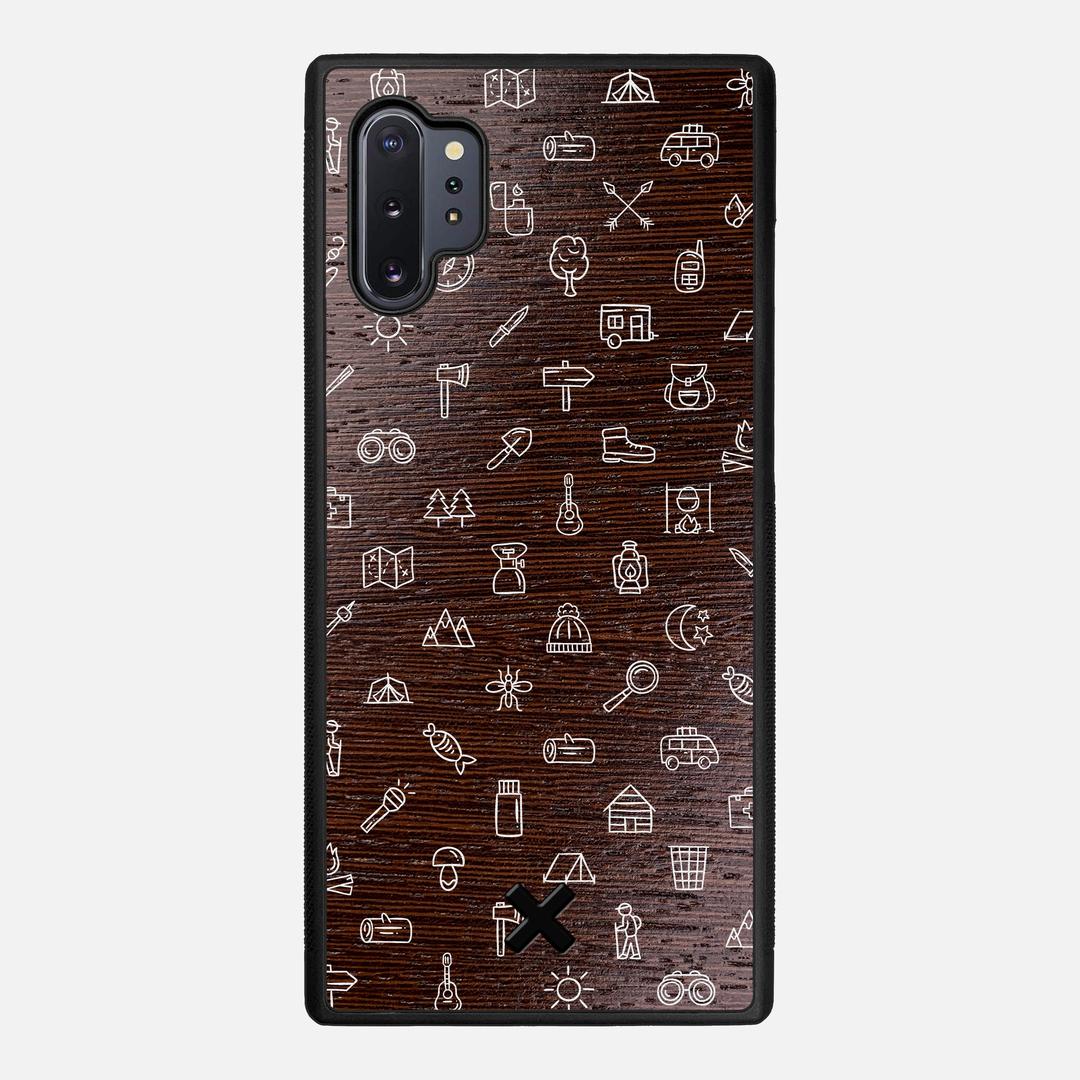 Gear Case for the Samsung Galaxy Note 10 Plus featuring a UV Printed Wenge Wood backer with the Keyway X Mark#Phone Model_Galaxy Note 10 Plus