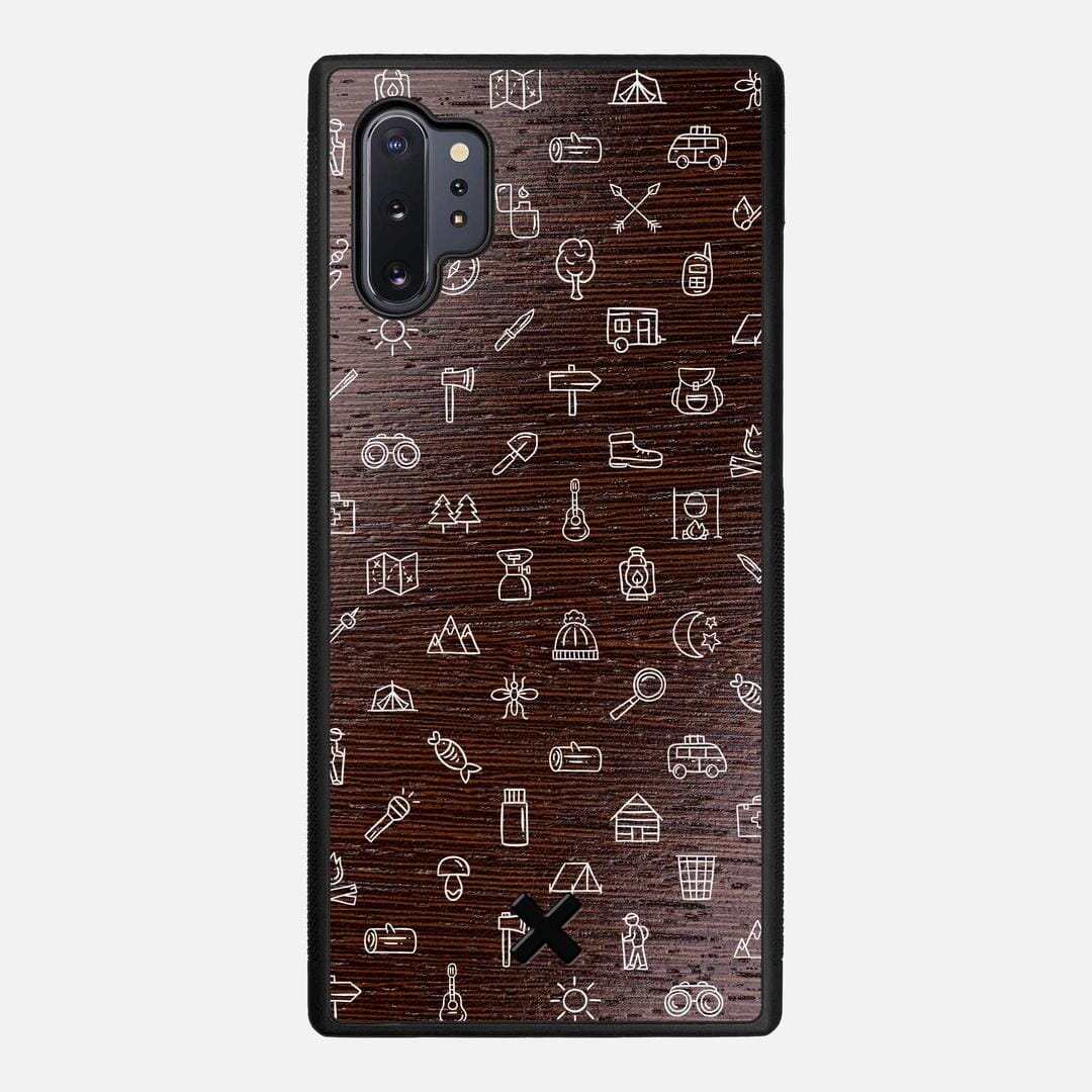 Gear Case for the Samsung Galaxy Note 10 Plus featuring a UV Printed Wenge Wood backer with the Keyway X Mark#Phone Model_Galaxy Note 10 Plus