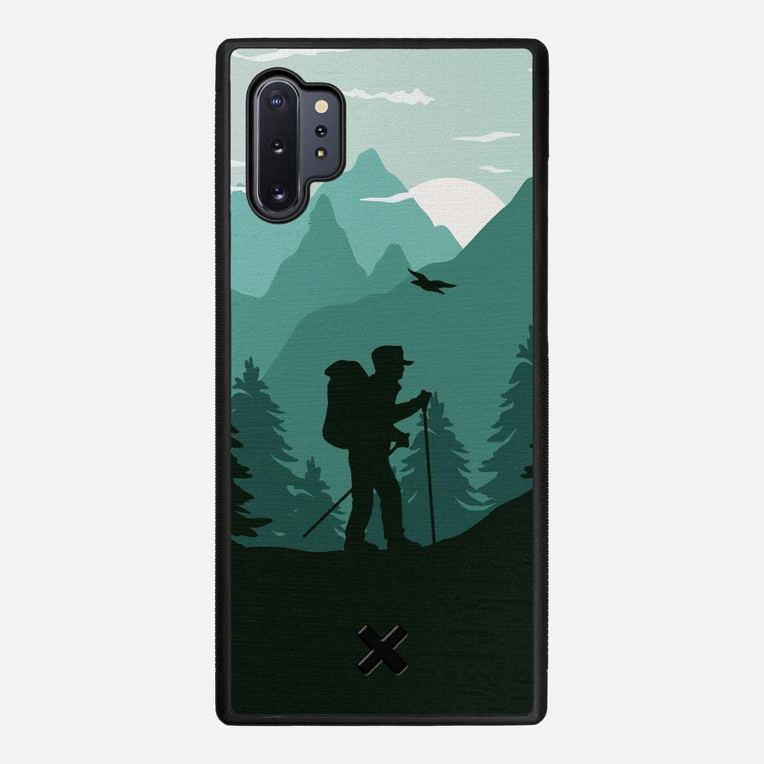 Hiker Case for the Samsung Galaxy Note 10 Plus featuring a UV Printed Wenge Wood backer with the Keyway X Mark#Phone Model_Galaxy Note 10 Plus