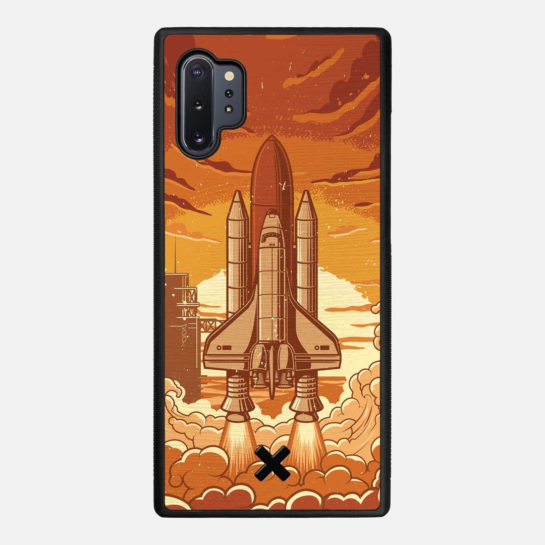 Launch Case for the Samsung Galaxy Note 10 Plus featuring a UV Printed Wenge Wood backer with the Keyway X Mark#Phone Model_Galaxy Note 10 Plus