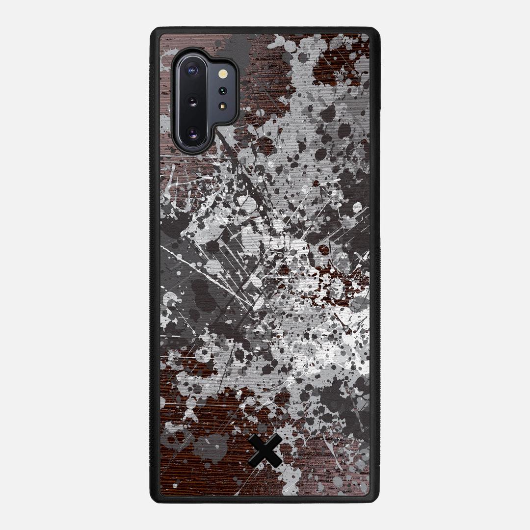 Mono Case for the Samsung Galaxy Note 10 Plus featuring a UV Printed Wenge Wood backer with the Keyway X Mark#Phone Model_Galaxy Note 10 Plus
