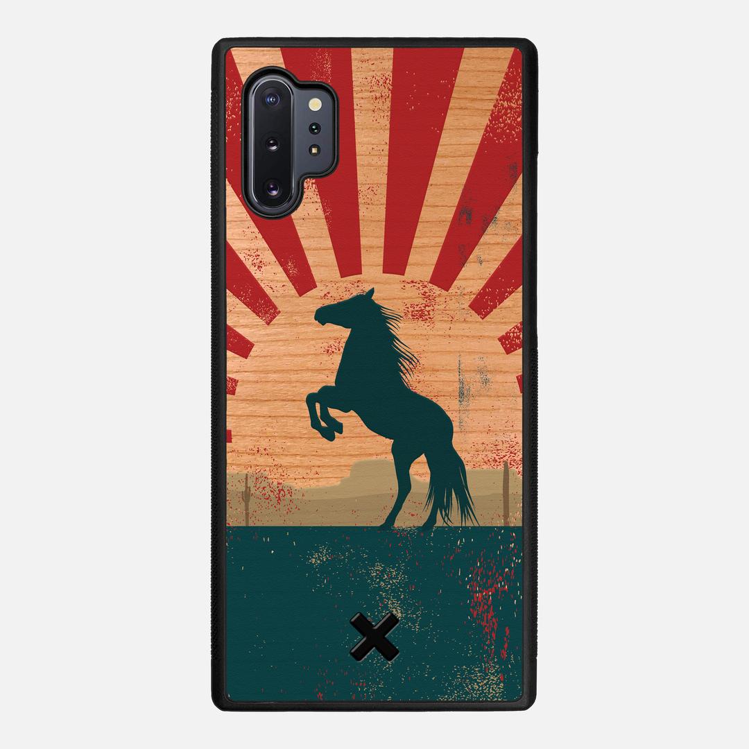 Mustang Case for the Samsung Galaxy Note 10 Plus featuring a UV Printed Cherry Wood backer with the Keyway X Mark#Phone Model_Galaxy Note 10 Plus