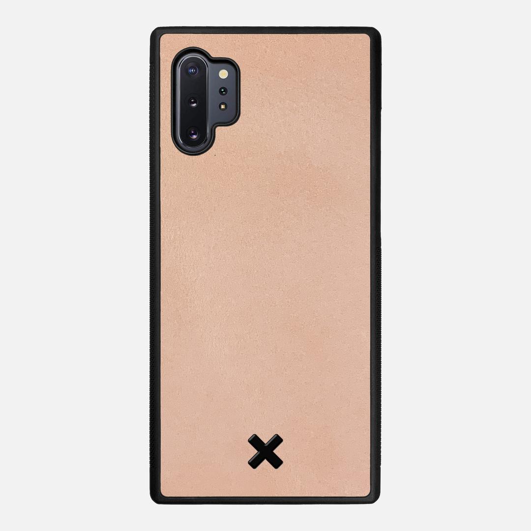 Natural Leather Case for the Samsung Galaxy Note 10 Plus featuring a Genuine Leather backer with the Keyway X Mark#Phone Model_Galaxy Note 10 Plus