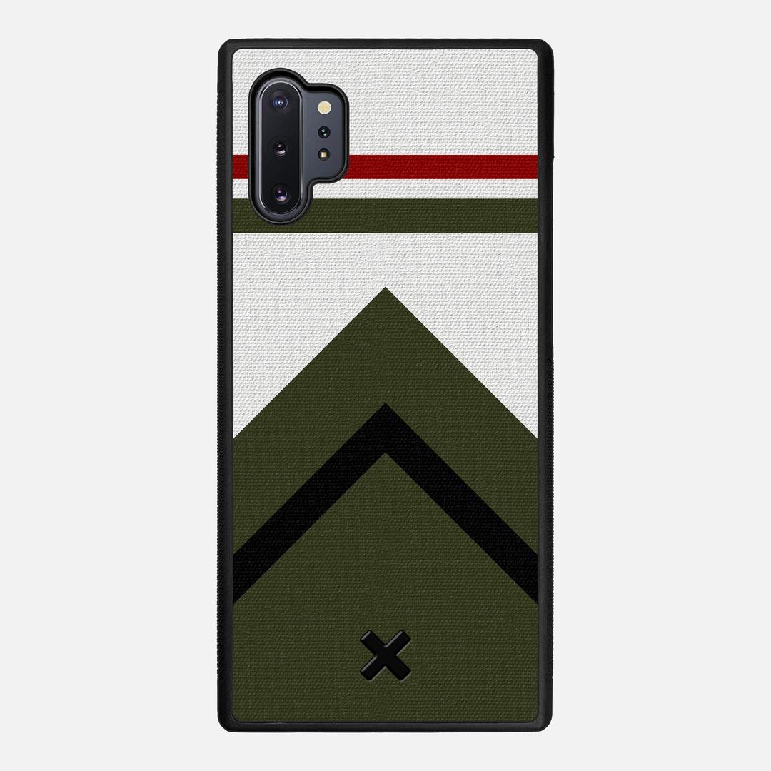 Peak Case for the Samsung Galaxy Note 10 Plus featuring a UV Printed Cotton Canvas backer with the Keyway X Mark#Phone Model_Galaxy Note 10 Plus