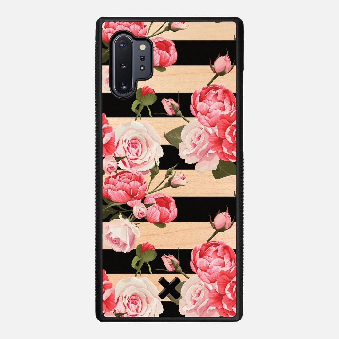 Peony Case for the Samsung Galaxy Note 10 Plus featuring a UV Printed Maple Wood backer with the Keyway X Mark#Phone Model_Galaxy Note 10 Plus