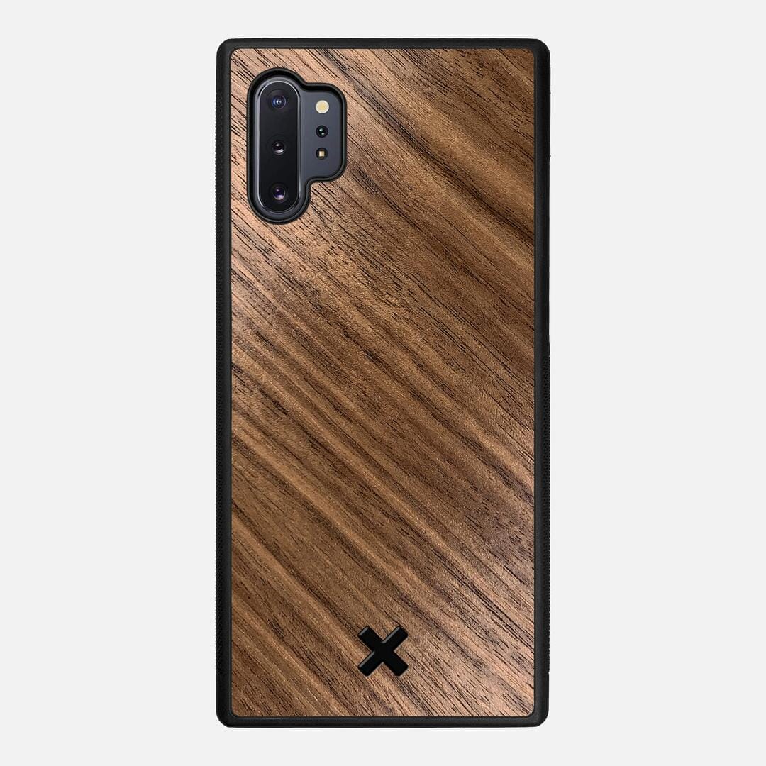 Walnut Pure Case for the Samsung Galaxy Note 10 Plus featuring a Walnut Wood backer with the Keyway X Mark#Phone Model_Galaxy Note 10 Plus