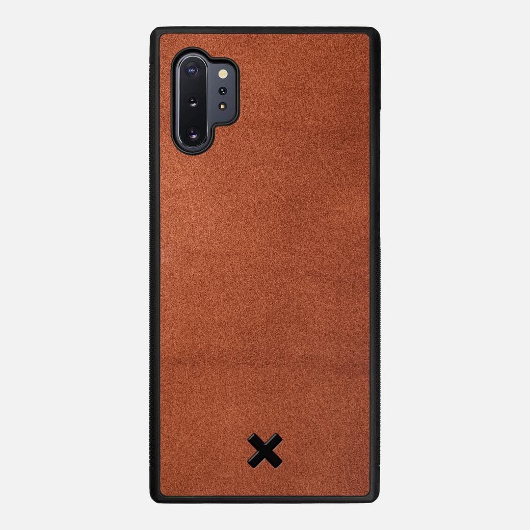 Whiskey Leather Case for the Samsung Galaxy Note 10 Plus featuring a Genuine Leather backer with the Keyway X Mark#Phone Model_Galaxy Note 10 Plus
