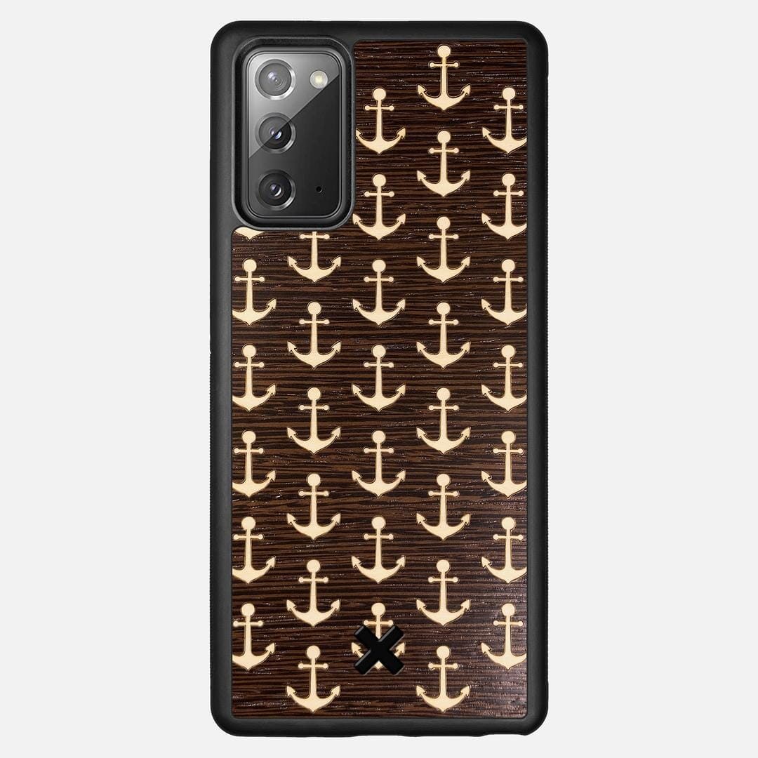 Anchor Case for the Samsung Galaxy Note 20 featuring a Maple and Wenge Wood backer with the Keyway X Mark#Phone Model_Galaxy Note 20