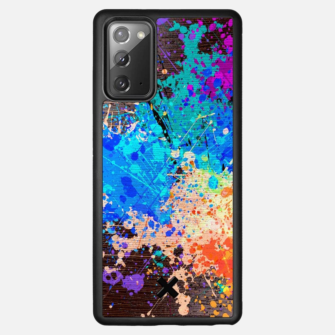 Chroma Case for the Samsung Galaxy Note 20 featuring a UV Printed Wenge Wood backer with the Keyway X Mark#Phone Model_Galaxy Note 20